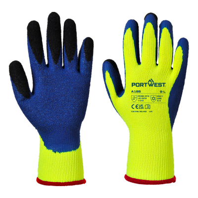 Duo Therm Glove Yellow Navy Size XXLrg
