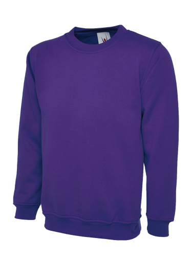 Classic Sweatshirt Purple Size 6XLrg