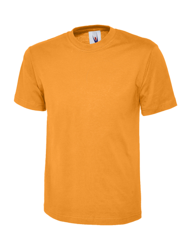 Classic 100% T-Shirt Orange Size Med
