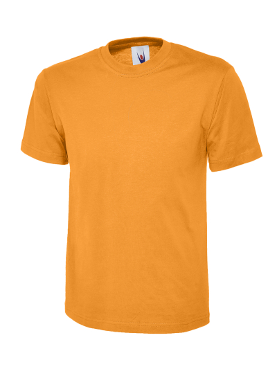 Classic 100% T-Shirt Orange Size Med